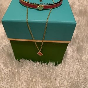 Authentic Kate Spade Coral Bracelet/Necklace-Coral